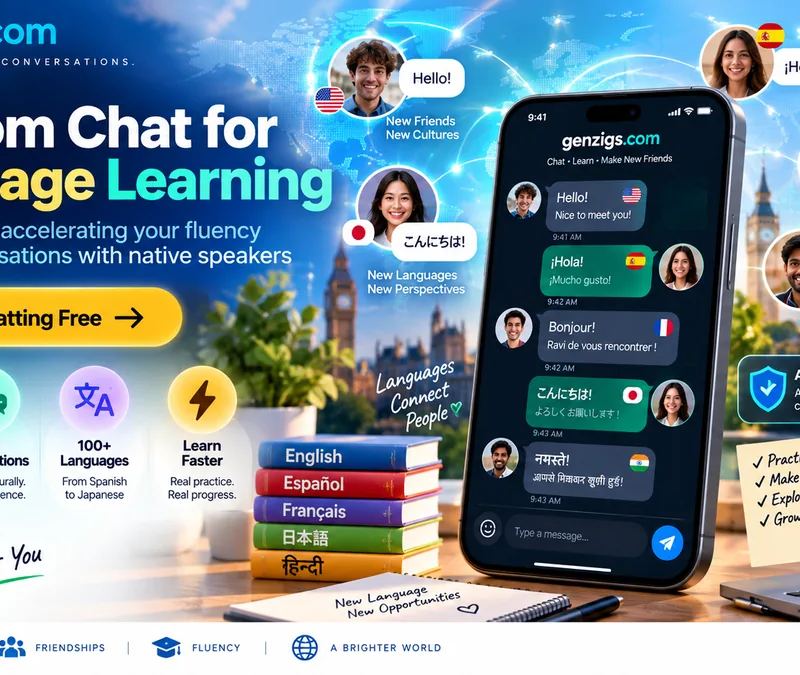 Multilingual learners practising live conversations with native speakers around the world